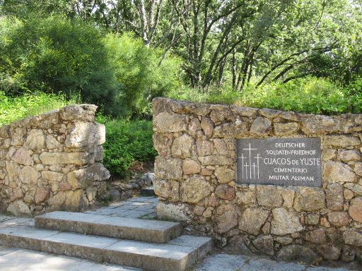 Deutscher Soldatenfriedhof, Cuacos de Yuste, Spanien, Eingang zum Friedhof