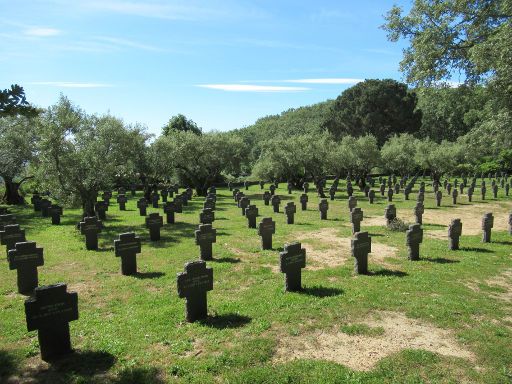 Deutscher Soldatenfriedhof, Cuacos de Yuste, Spanien, Blick auf den gesamten Friedhof