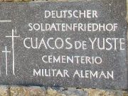 Deutscher Soldatenfriedhof, Cuacos de Yuste, Spanien, Eingang zum Friedhof