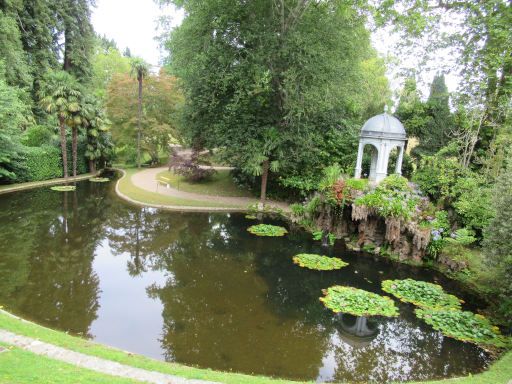 La Quinta de Selgas, Cudillero, Spanien, englischer Garten