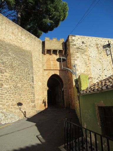Burg von Dénia, Dénia, Spanien, Eingang Carrer Sant Francesc