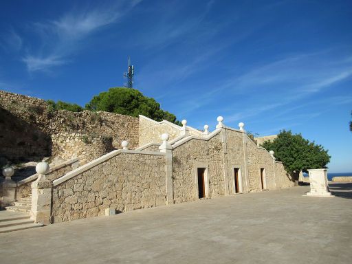 Burg von Dénia, Dénia, Spanien, Gebäude aus dem 14. bis 17. Jahrhundert