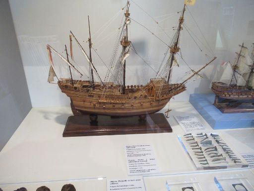 Museu de la mar de Dénia, Dénia, Spanien, Modell Galeone