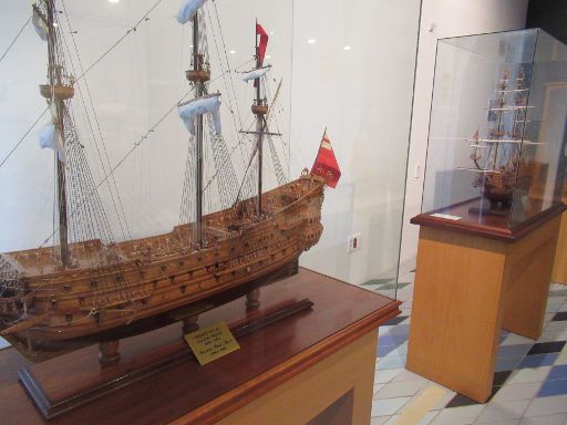 Museu de la mar de Dénia, Dénia, Spanien, Modell Galeone