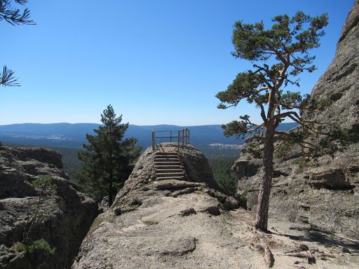 Castroviejo, Duruelo de la Sierra, Spanien, gesicherter Aussichtspunkt