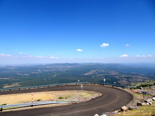 Peña de Francia, Spanien, Blick Richtung Norden - Campo Charro