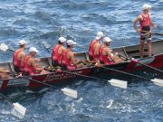 Elantxobeko 2022 Trainera Ruderboot Regatta, Elantxobe, Spanien