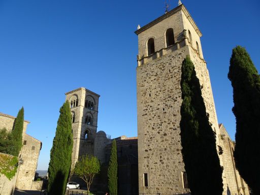 Extremadura, Spanien, Kirchtürme in Trujillo