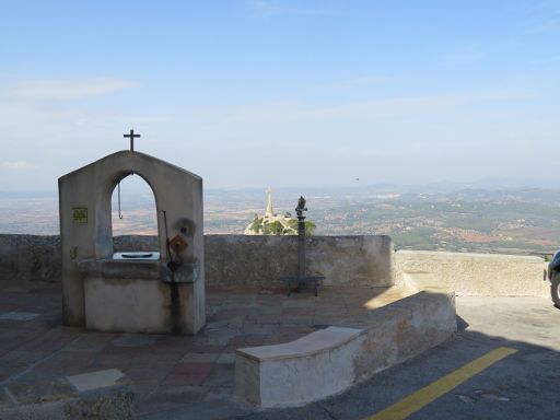 Sant Salvador, Felanitx, Mallorca,  Spanien, Ausblick Richtung Felanitx