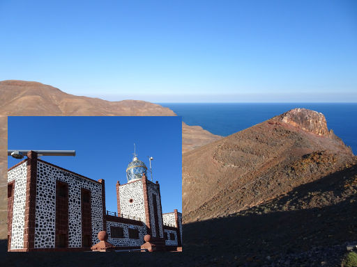 Puerto Calero, Fuerteventura, Spanien, Faro de la Entallada