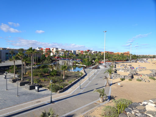 Fuerteventura, Spanien, Caleta de Fuste Strandpromenade beim Einkaufszentrum