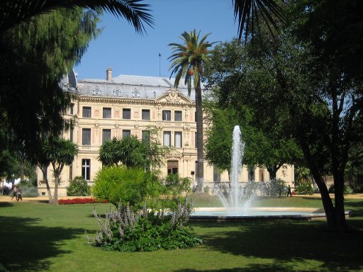 Fundación Real Escuela Andaluza del Arte Ecuestre, Jerez de la Frontera, Spanien, Parkgelände