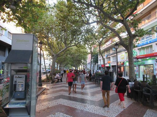 Gandía, Spanien, Architektur, Fußgängerzone Passeig de les Germanies