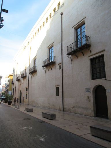 Palau Ducal dels Borja, Gandía, Spanien, Außenansicht in der Calle Duc Alfons el Vell 1, 46701 Gandía