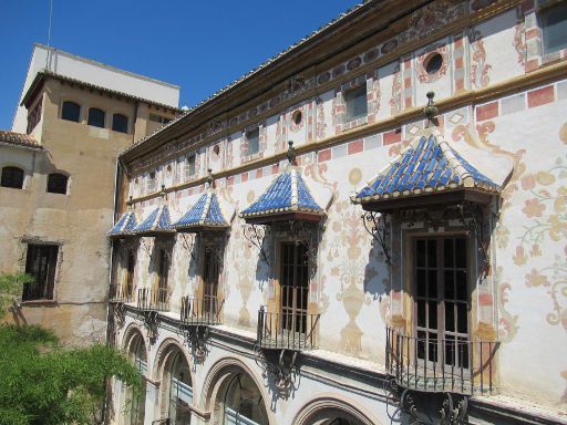 Palau Ducal dels Borja, Gandía, Spanien, Außenansicht der Galerie