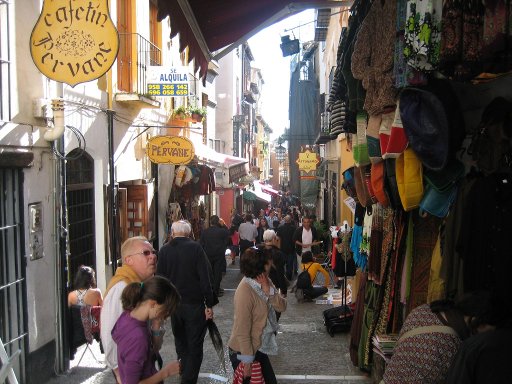 Granada, Spanien, La Alhambra, Calderería Nueva