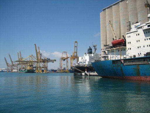 Hafenrundfahrt Las Golondrinas®, Barcelona, Spanien, Industrie und Container Hafen