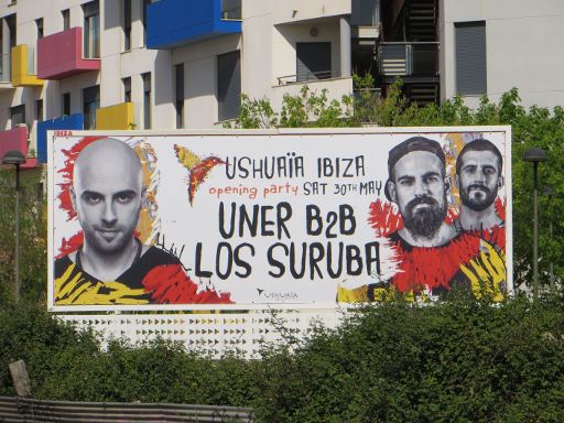 Ibiza, Spanien, Club Plakatwerbung 2015, Ushuaïa opening party 30.05.2015