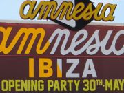 Ibiza, Spanien, Club Plakatwerbung 2015, Amnesia Opening Party am 30.05.2015