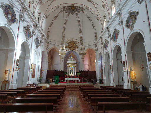 Dalt Vila, Ibiza, Spanien, Innenansicht Kathedrale Santa María