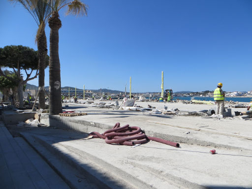 Ibiza, Spanien, Hafen Umbau 2015, Bereich Plaza de Sa Riba