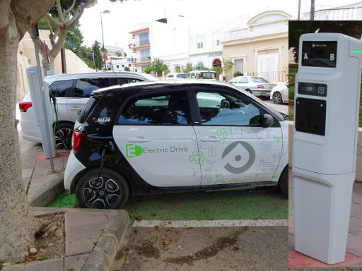 Ladestationen Elektrofahrzeuge, Ibiza, Spanien, Ladestation Calle de Joan Xico 3, 07800 Eivissa