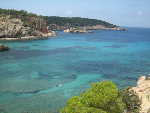 Ibiza, Spanien, Mietwagen Rundreise, Bucht vor Portinatx