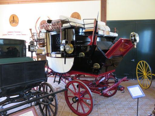 Yeguada de la Cartuja, Jerez de La Frontera, Spanien, Postkutsche