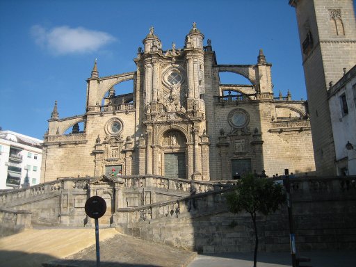 Jerez de la Frontera, Spanien, Kathedrale Außenansicht