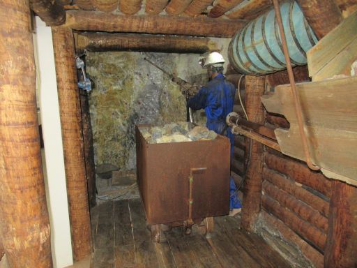 Museo de La Carolina, La Carolina, Spanien, Nachbildung Stollen