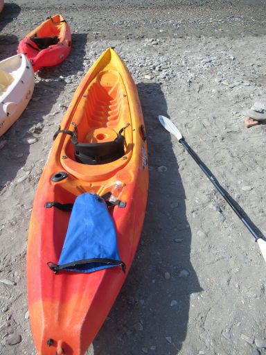 Soul Kayak Tours, La Herradura, Spanien, Kayak, Paddel und wasserdichte Tasche