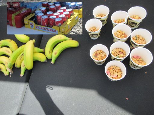 Traves&iacute;a a nado, Albu&ntilde;ol - La R&aacute;bita, 2026, Albu&ntilde;ol, Spanien, Schwimmwettbewerb, Bananen, N&uuml;sse, Mineralwasser, Aquarius®, Coca Cola® und Alhambra Tradicional Bier