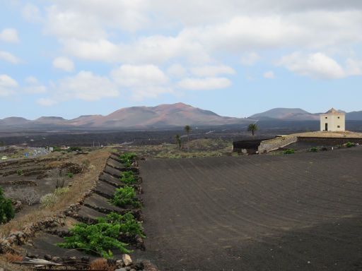 Yaiza, Lanzarote, Spanien, Landschaft bei Yaiza Richtung Tinjao