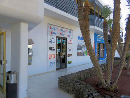 Sailfish Test Centre Shop, Costa Teguise, Lanzarote, Spanien, Ladengeschäft im Sands Beach Resort