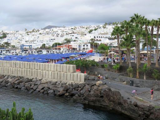 Wochenmarkt, Puerto del Carmen, Lanzarote, Spanien, Freitagmarkt auf dem Plaza del Varadero am alten Hafen