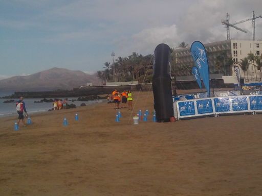 Lanzarote, Sailfish Lanzarote Open Water 2017, Spanien, Start und Ziel am Playa Grande