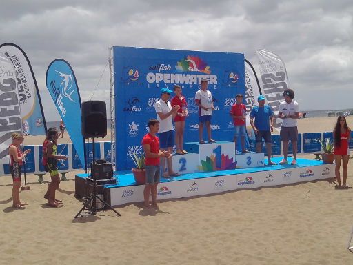 Lanzarote, Sailfish Lanzarote Open Water 2017, Spanien, Siegerehrung Jugendliche