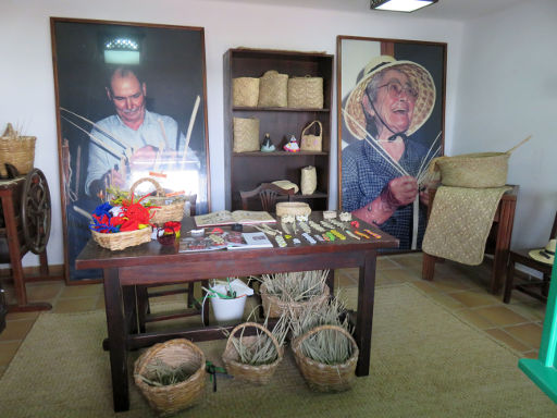 Bauernmuseum, San Bartelomé, Lanzarote, Spanien, Herstellung Körbe und Hüte