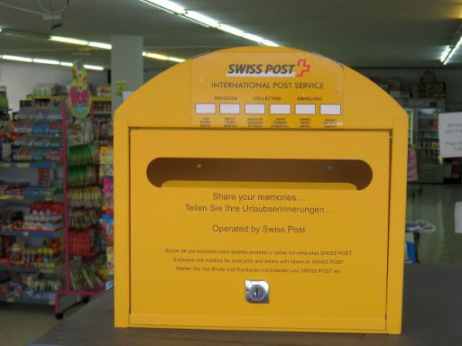 SWISS POST, Spanien, SWISS POST Briefkasten