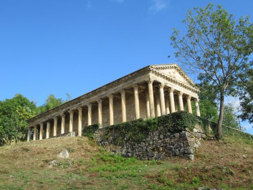 Kirche von San Jorge, Parthenon, Las Fraguas, Spanien, Ansicht von der Seite