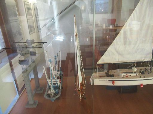 Museo do Mar de Laxe, Laxe, Spanien, Schiffsmodelle