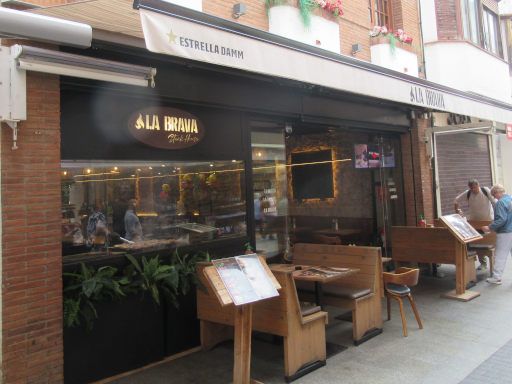 La Brava Steak House Lloret de Mar, Spanien, Außenansicht Lokal 2 in Carrer Sant Pere 42, 17310 Lloret de Mar