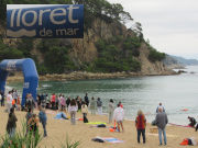 V. Travessia Les Platges de Lloret, Schwimmwettbewerb 2025, Lloret de Mar, Spanien, Platja de Santa Cristina