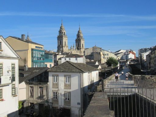 Lugo, Spanien, Stadtmauer Rundgang