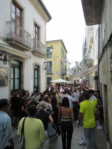 Lugo, Spanien, Samstag Nachmittag Rúa Miño