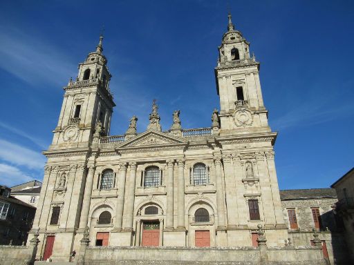 Kathedrale Santa María, Lugo, Spanien, Außenansicht am Praza Santa María 1, 27001 Lugo