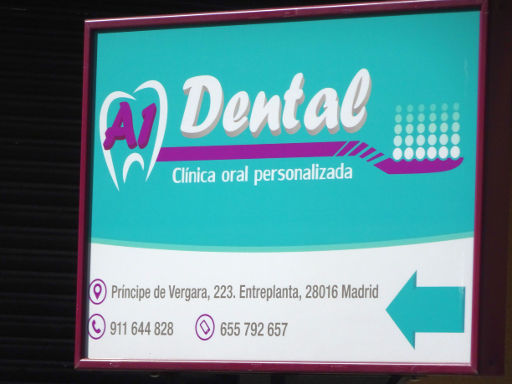 A1 Dental, Zahnarztpraxis, Madrid, Spanien, Praxis in der Calle del Príncipe de Vergara 223, 28016 Madrid