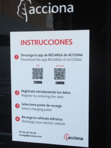 acciona, Ladesäulen, Elektrofahrzeuge, Madrid, Spanien, Bedienungsanleitung Smartphone App