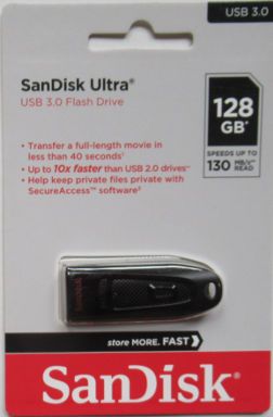 Alcampo, Alcalá de Henares, Spanien, SanDisk® Ultra® USB Speicher Stick 128 GB USB 3.0 für 16,60 € im März 2022