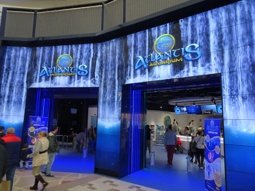 Atlantis Aquarium, Madrid, Spanien, Eingang Atlantis Aquarium